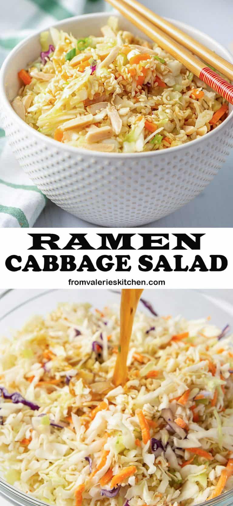 Ramen Cabbage Salad Valerie's Kitchen