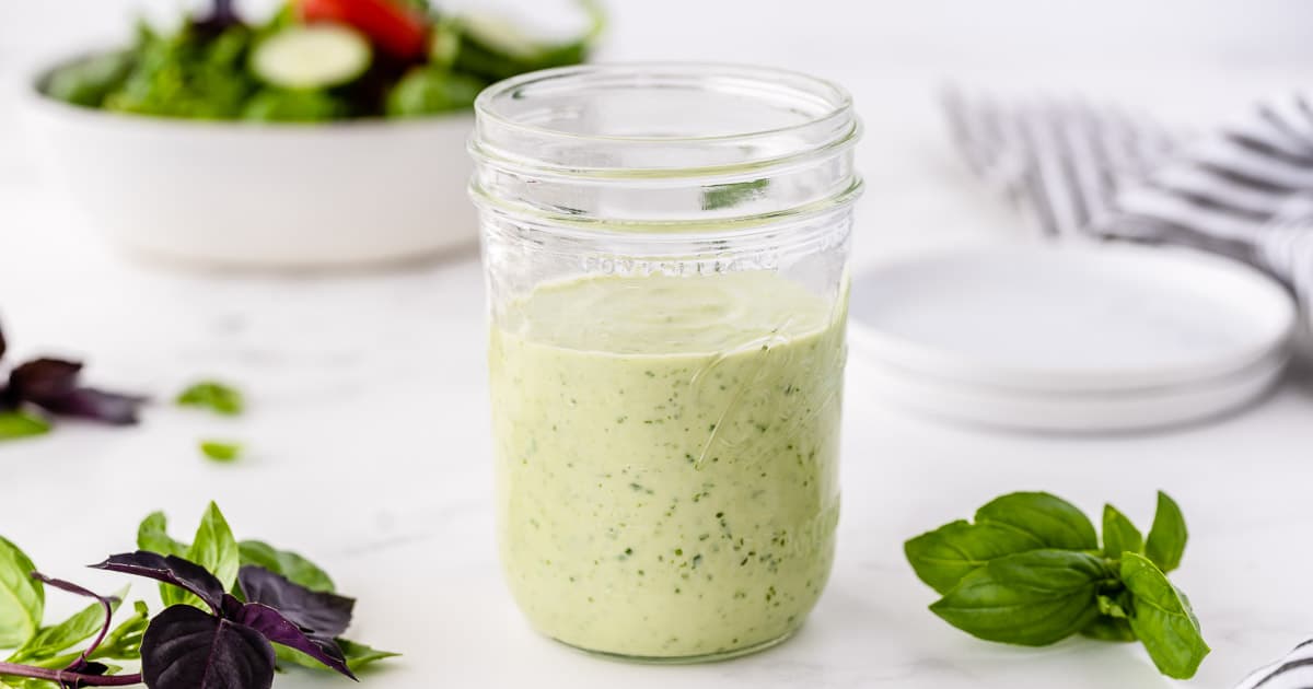 Basil Buttermilk Dressing (Easy and Versatile) Valerie's Kitchen