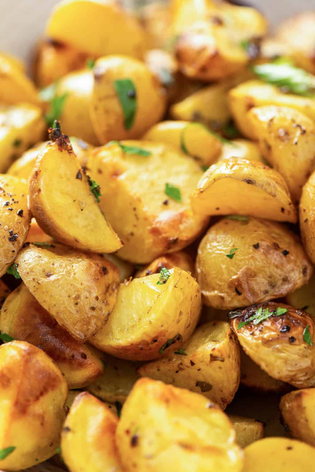 Greek Potatoes (Lemon and Herb Roasted) Valerie's Kitchen