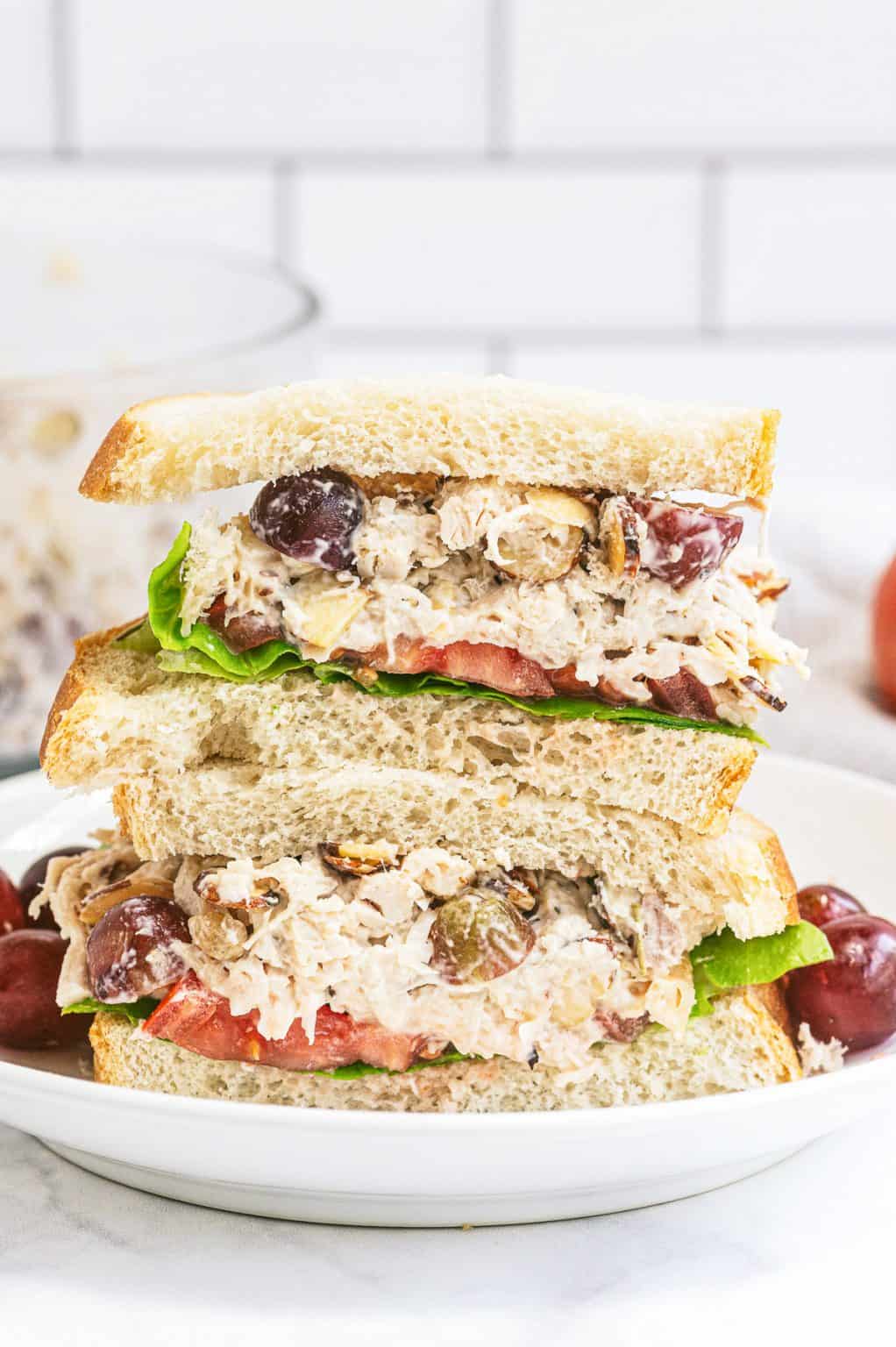 Napa Almond Chicken Salad (Just like Panera!) Valerie's Kitchen