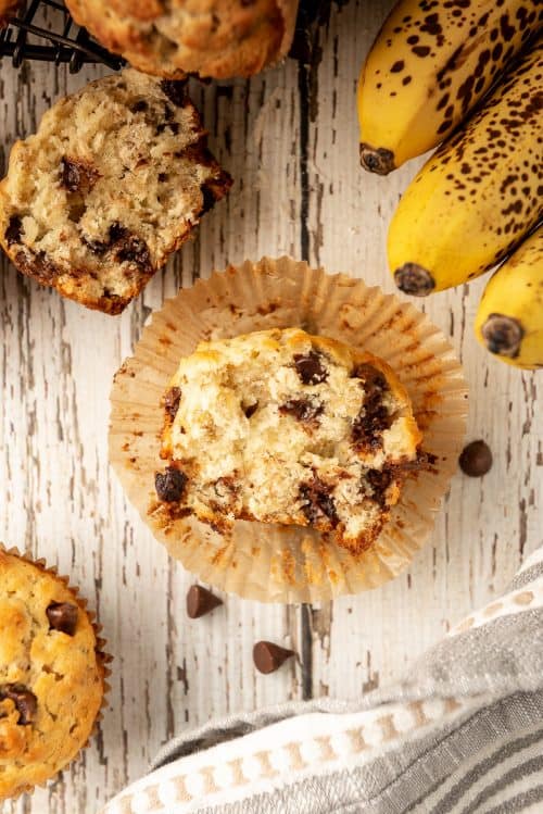 Oatmeal Banana Muffins with Chocolate Chips Valerie's Kitchen