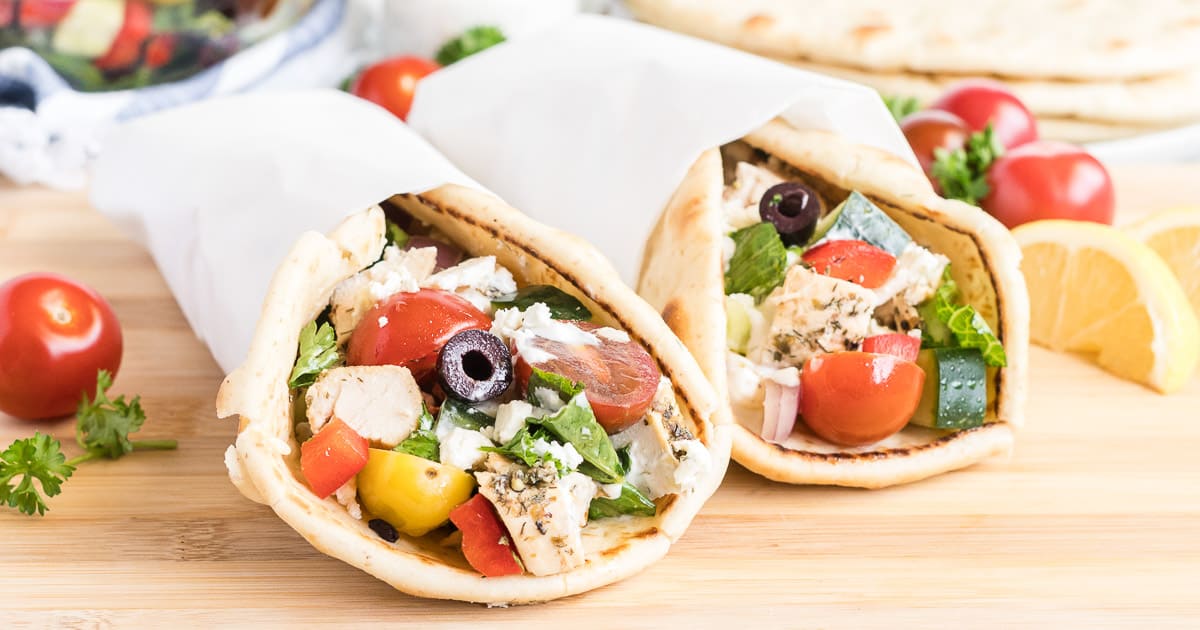 Chicken Pitas (Grill or Stovetop) Valerie's Kitchen