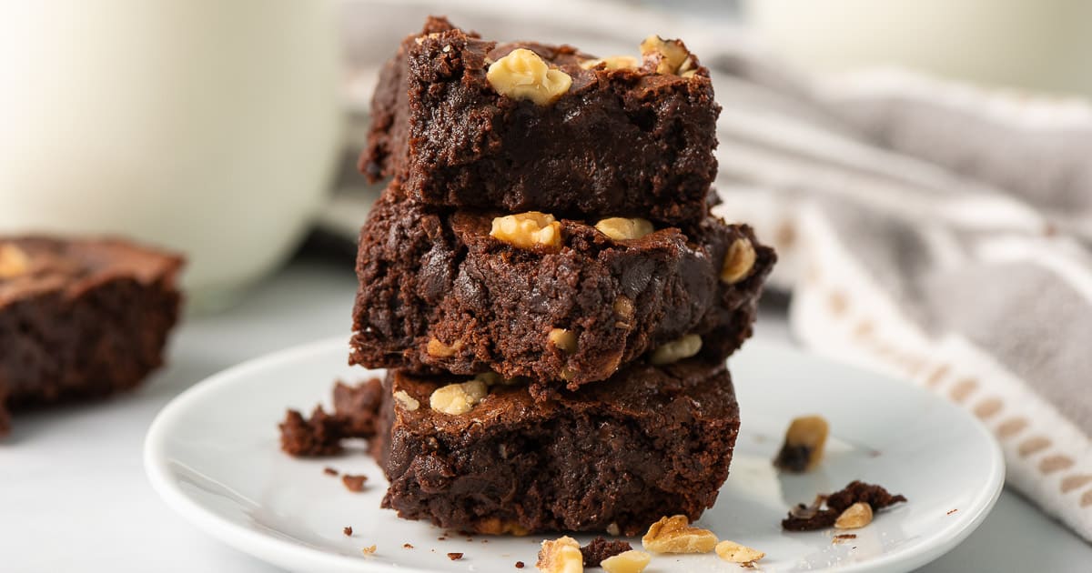 Classic Fudge Walnut Brownies | Valerie&amp;#39;s Kitchen