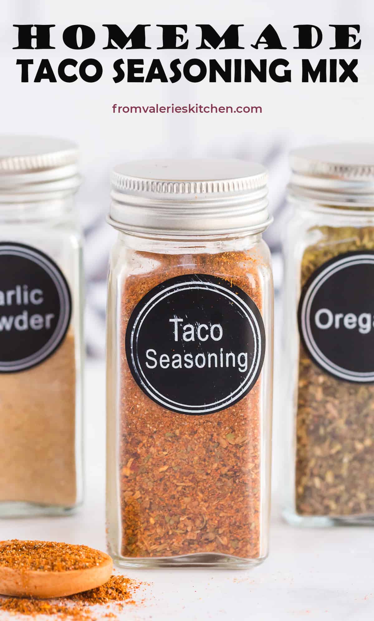 Homemade Taco Seasoning Mix Valerie's Kitchen