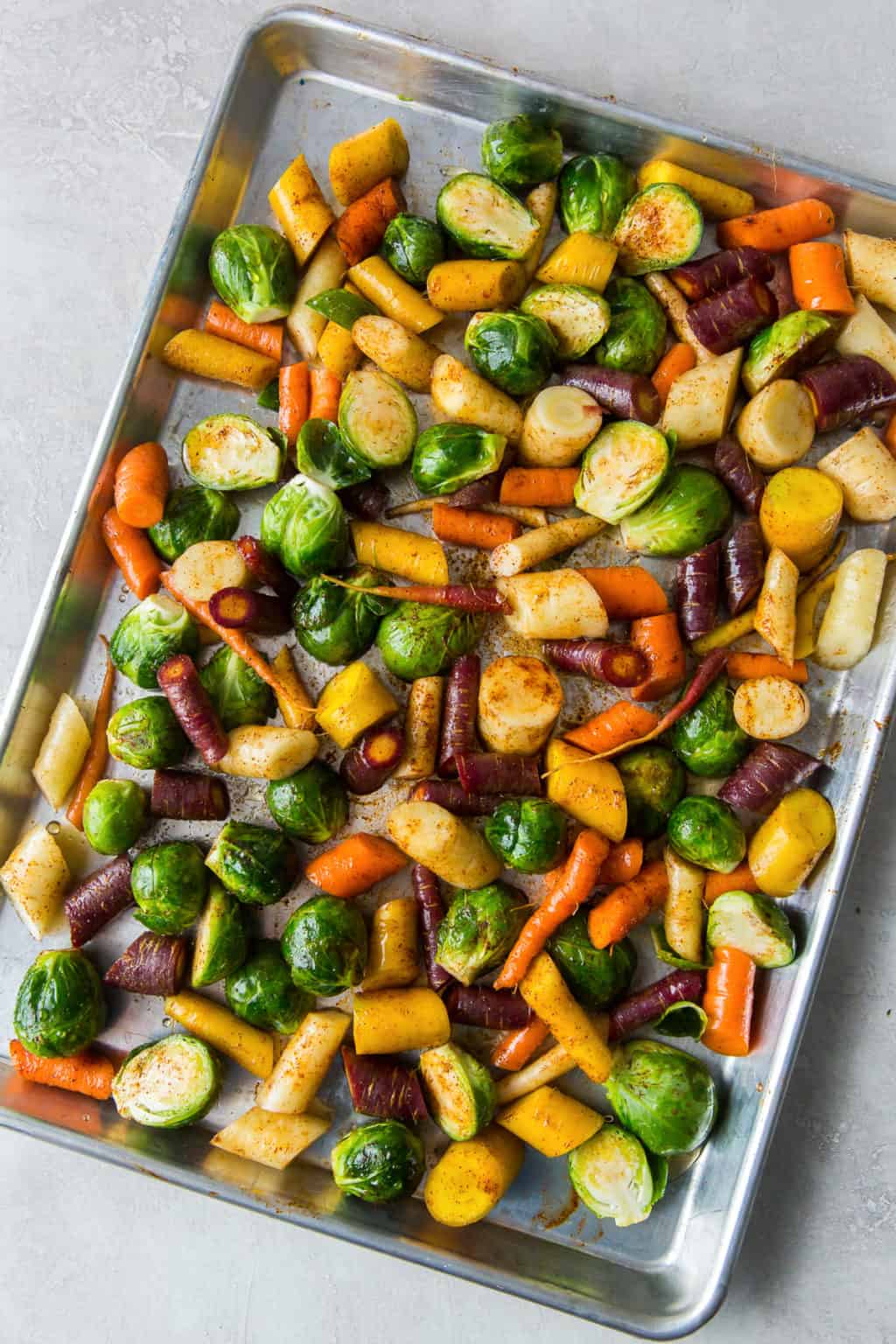 Honey Roasted Carrots and Brussels Sprouts Valerie's Kitchen