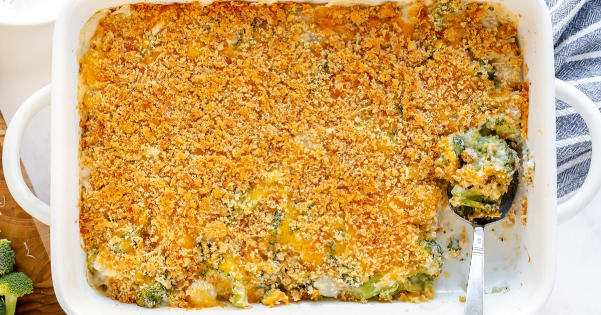 Broccoli Pearl Onion Casserole Valerie's Kitchen