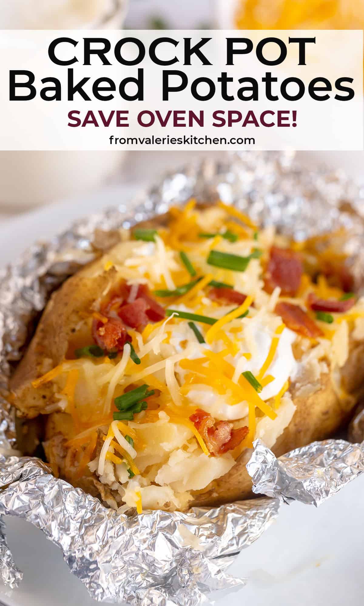 Crock Pot Baked Potatoes (+Easy Meal Ideas!) | Valerie's Kitchen
