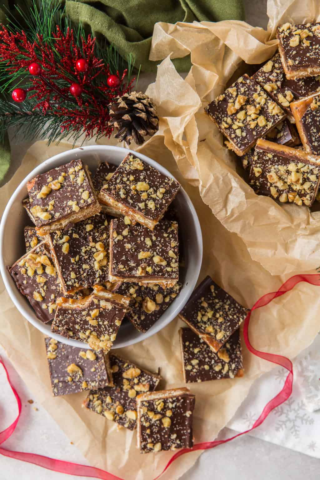 Easy Toffee Candy | Valerie's Kitchen