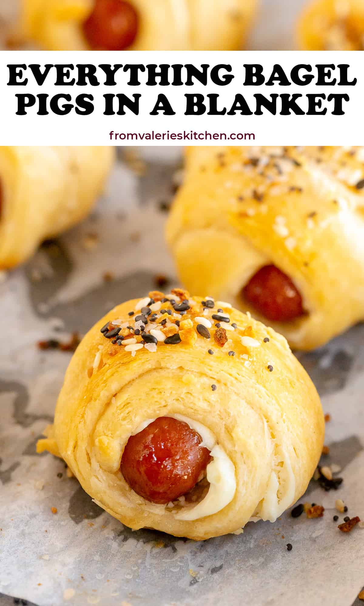 Everything Bagel Pigs in a Blanket Valerie's Kitchen