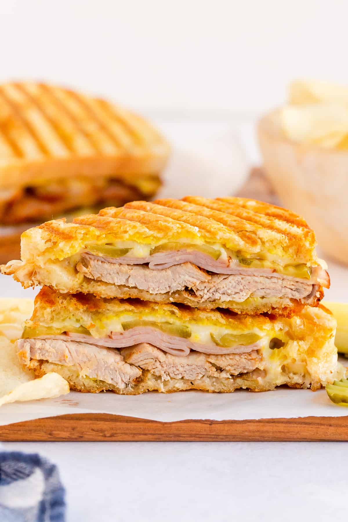 Cubano sandwich top