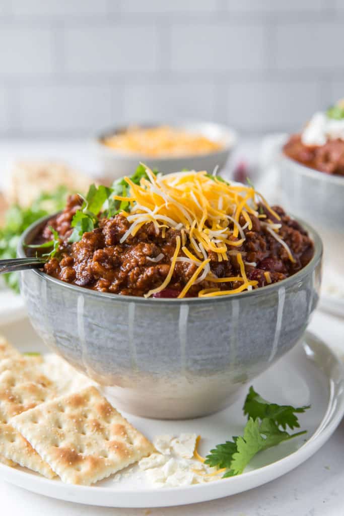 Halftime Chili (Easy Beer Chili!) | Valerie's Kitchen