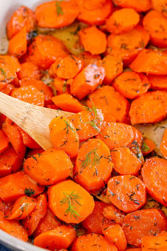 Brown Sugar Dill Carrots (Stovetop Glazed Carrots) Valerie's Kitchen