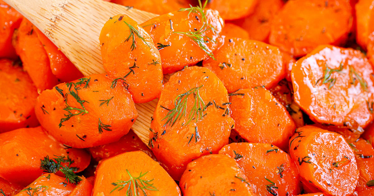 Brown Sugar Dill Carrots (Stovetop Glazed Carrots) Valerie's Kitchen