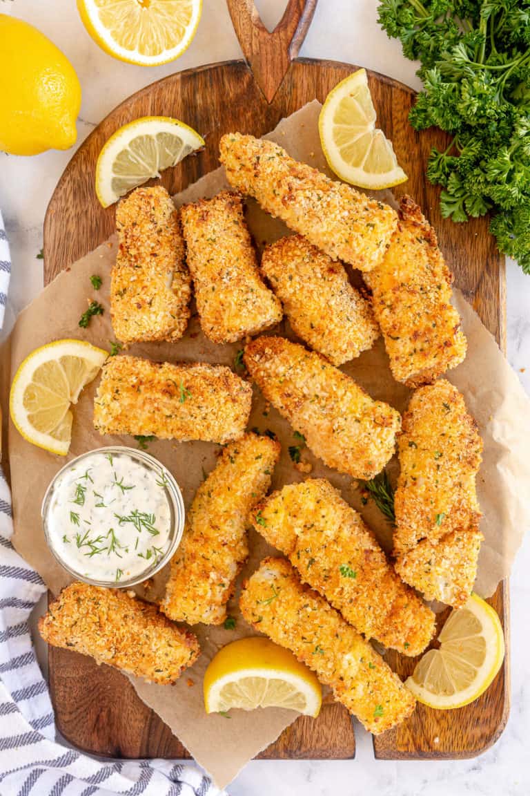 Air Fryer Fish Sticks (Easy Homemade Fish Sticks) Valerie's Kitchen
