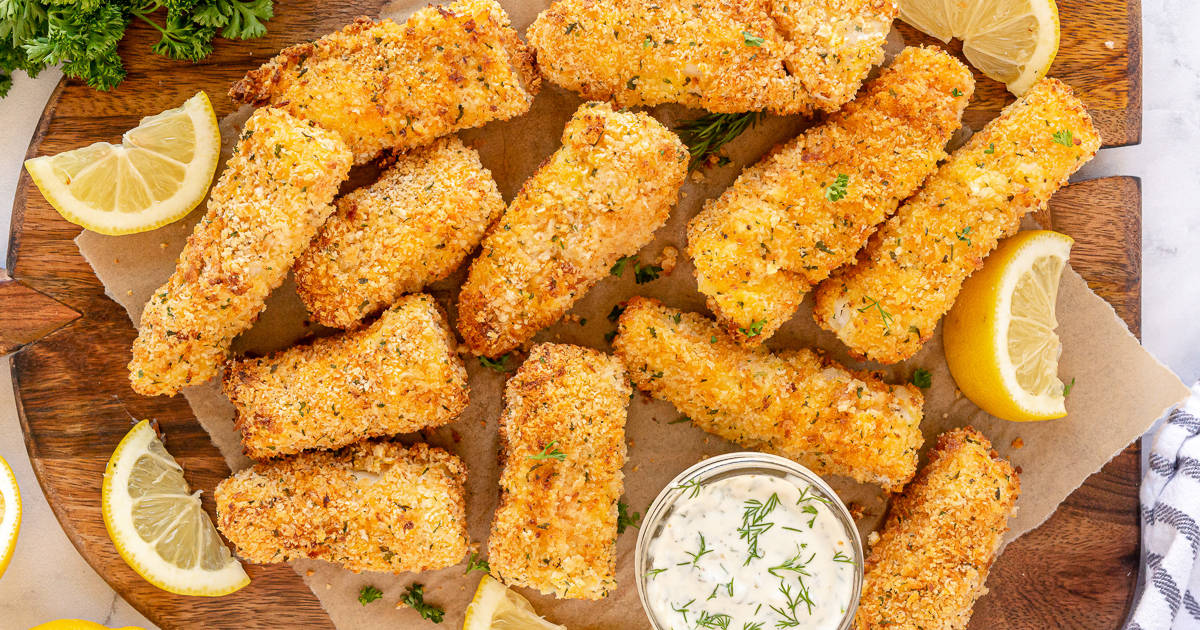 Air Fryer Fish Sticks With Old Bay Seasoning