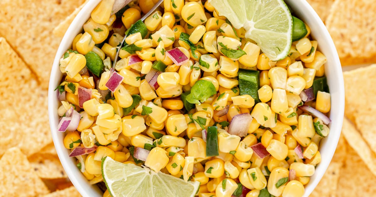 Easy Corn Salsa (Chipotle Copycat)