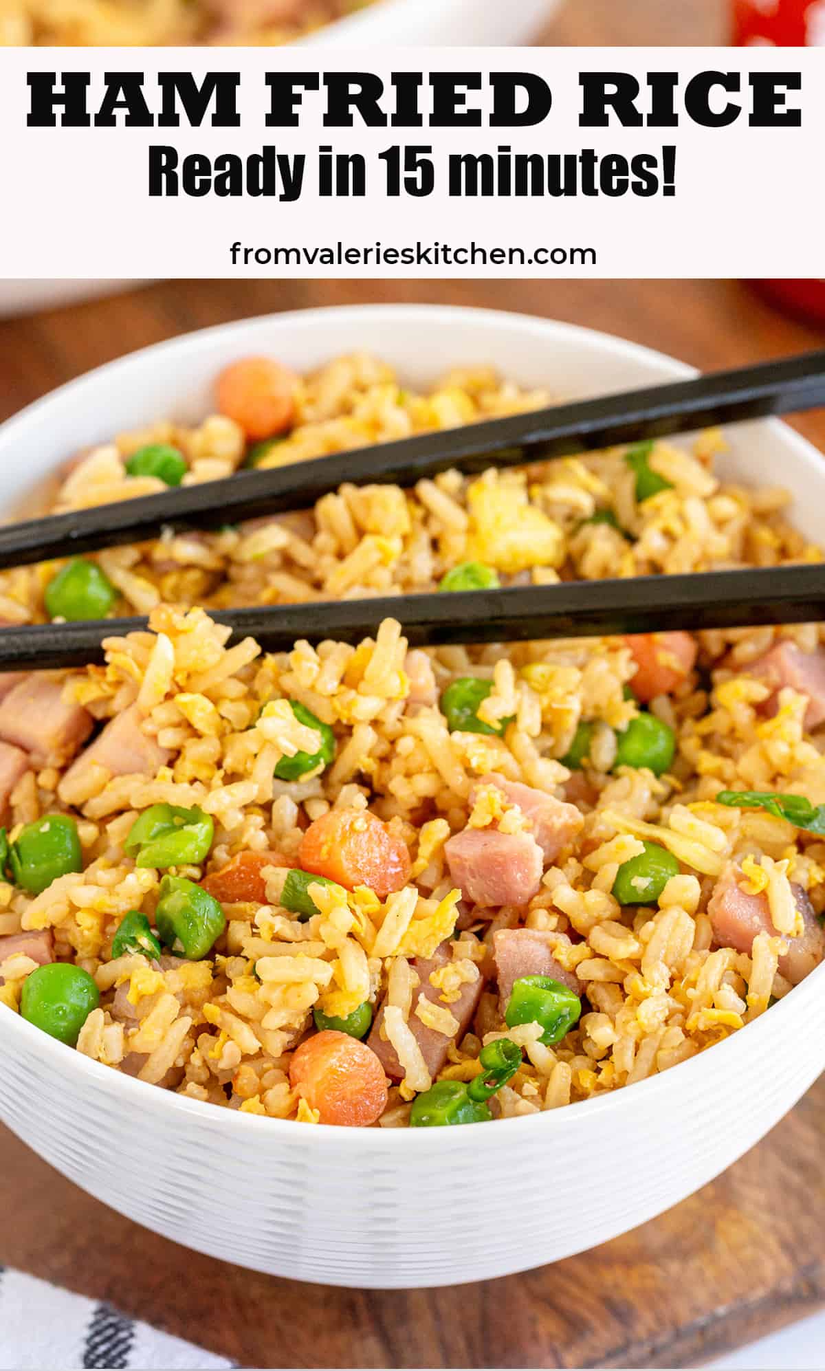 Ham Fried Rice (Quick and Easy!) Valerie's Kitchen