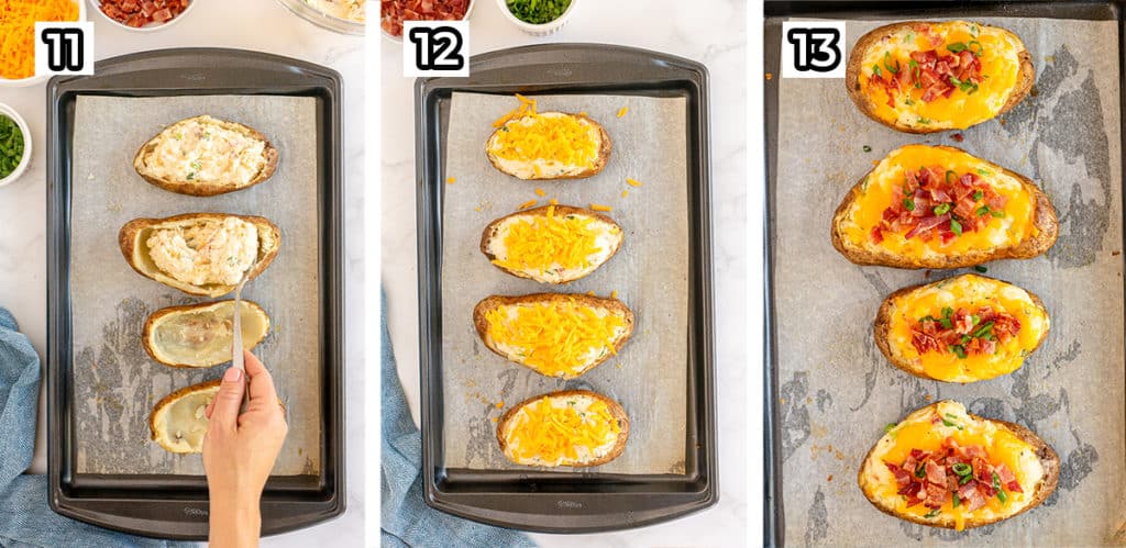 Twice Baked Potatoes (Make Ahead and Freeze) | Valerie's Kitchen