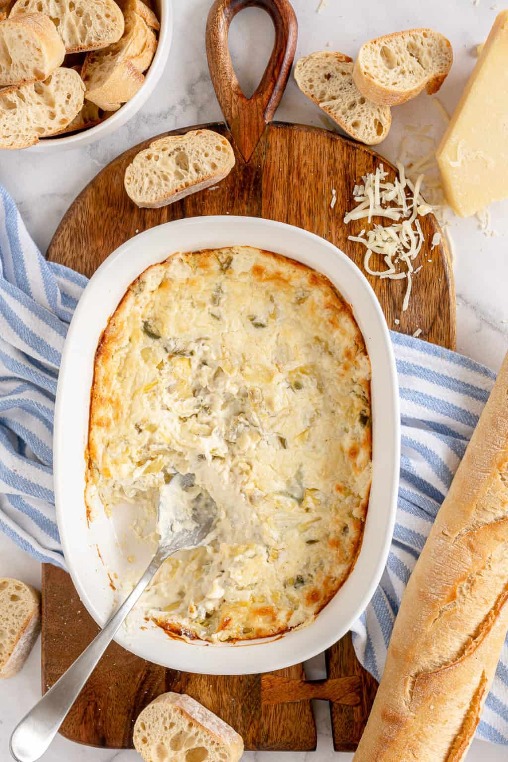 Artichoke Dip (Warm and Cheesy!) Valerie's Kitchen