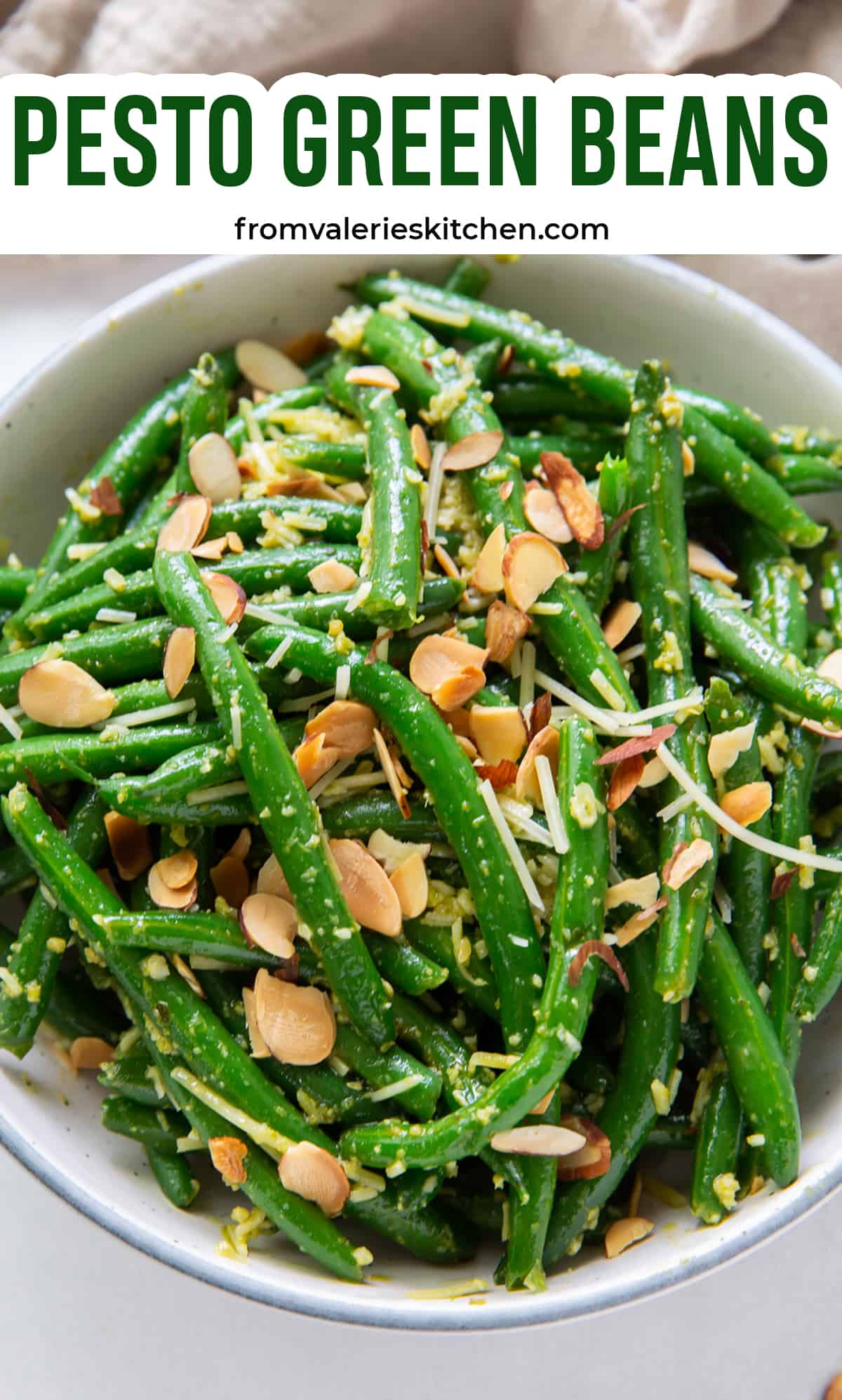 Pesto Green Beans (Quick & Easy!) | Valerie's Kitchen