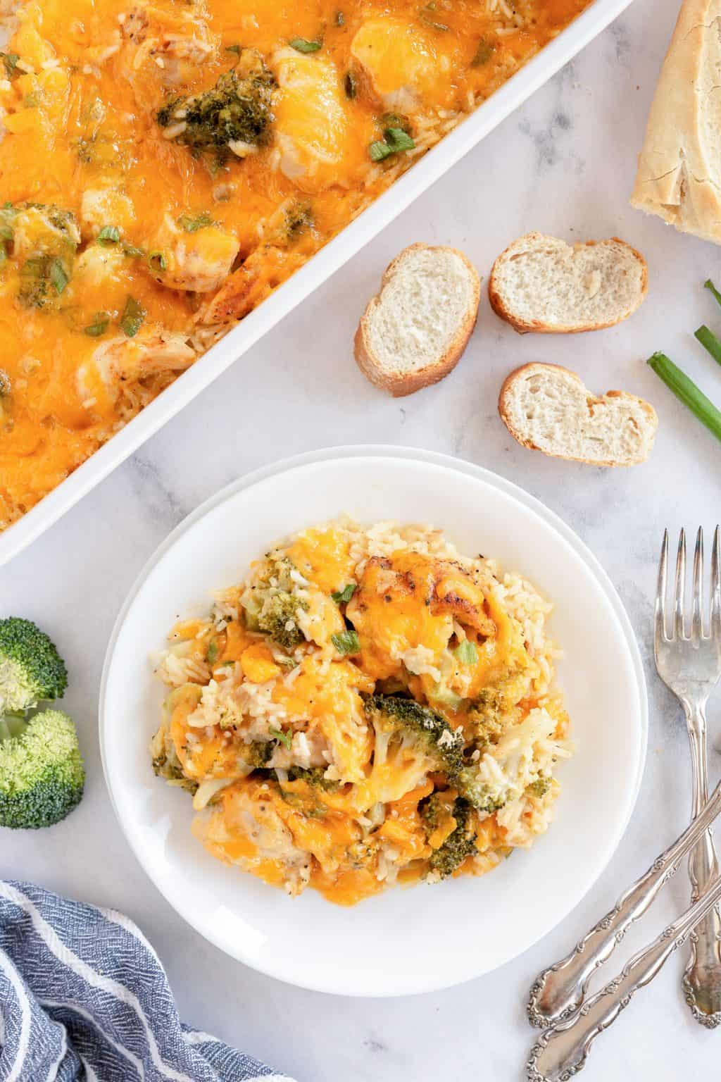 Chicken Broccoli Rice Bake (One Dish Easy Cleanup!) Valerie's Kitchen