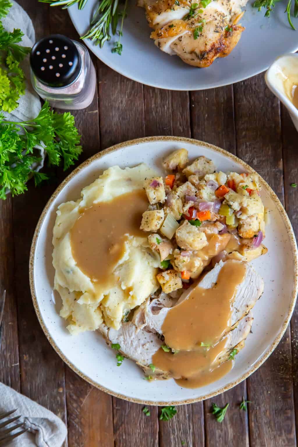 Roasted Turkey Breast with Gravy Valerie's Kitchen