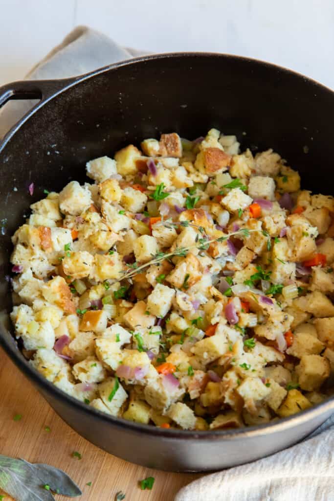 Homemade Stovetop Stuffing (Quick & Easy!) Valerie's Kitchen
