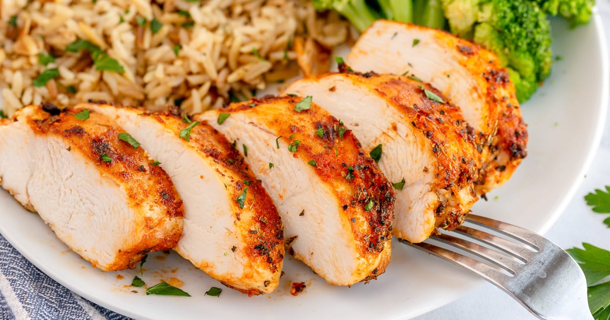 Air Fryer Chicken Breast (Tender, Juicy & Foolproof!) | Valerie’s Kitchen