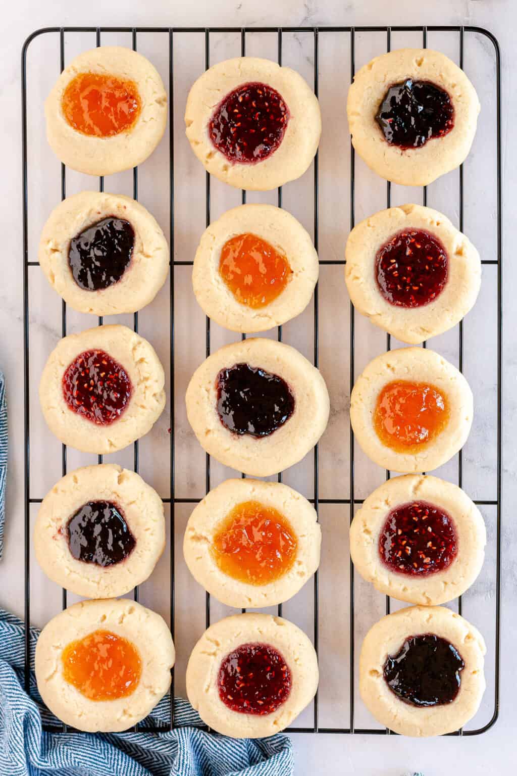 Jam Thumbprint Cookies Valerie's Kitchen