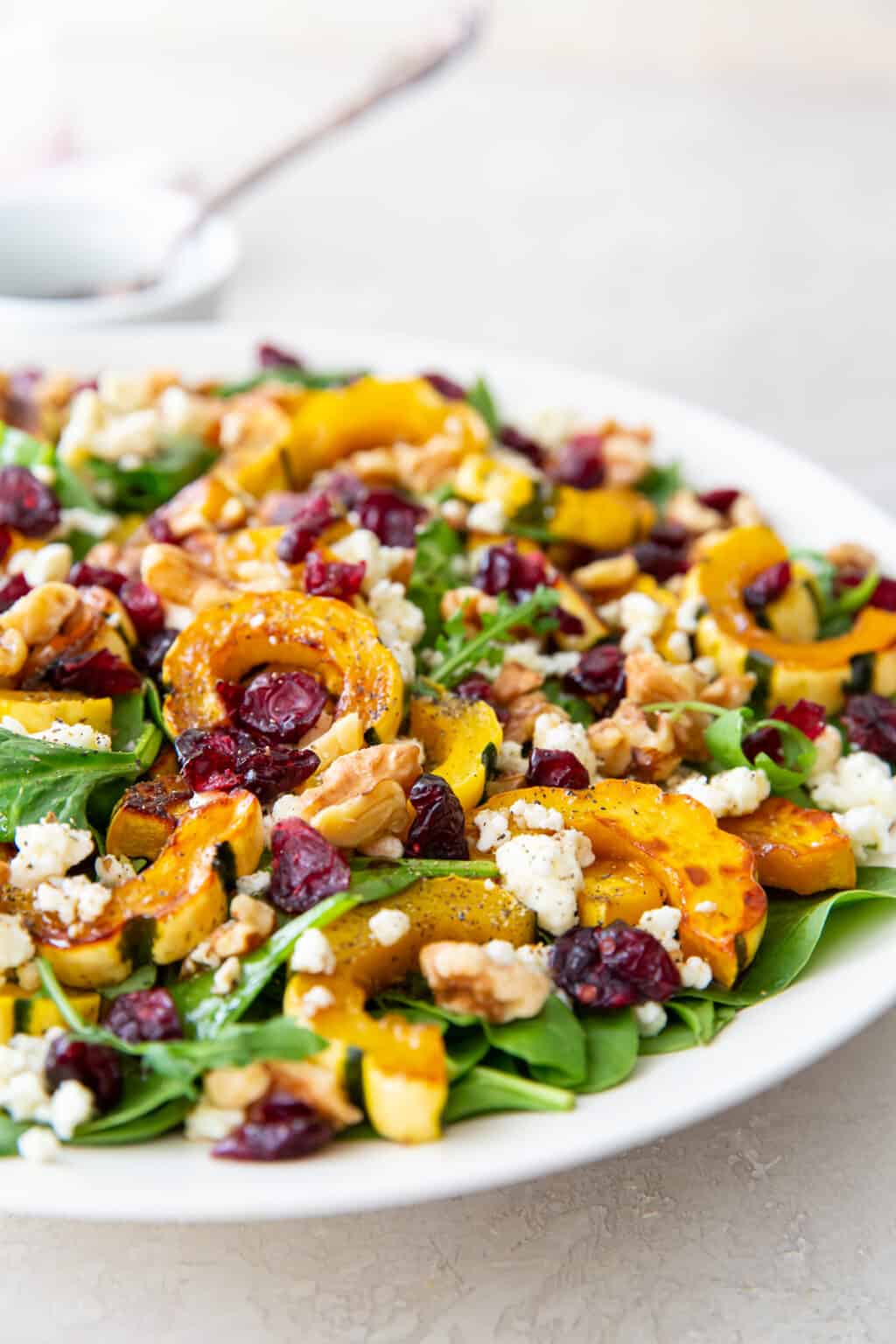 Roasted Delicata Squash Salad Valerie's Kitchen
