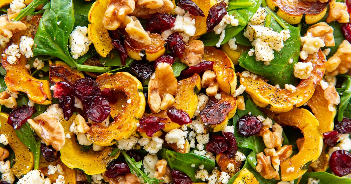 Roasted Delicata Squash Salad