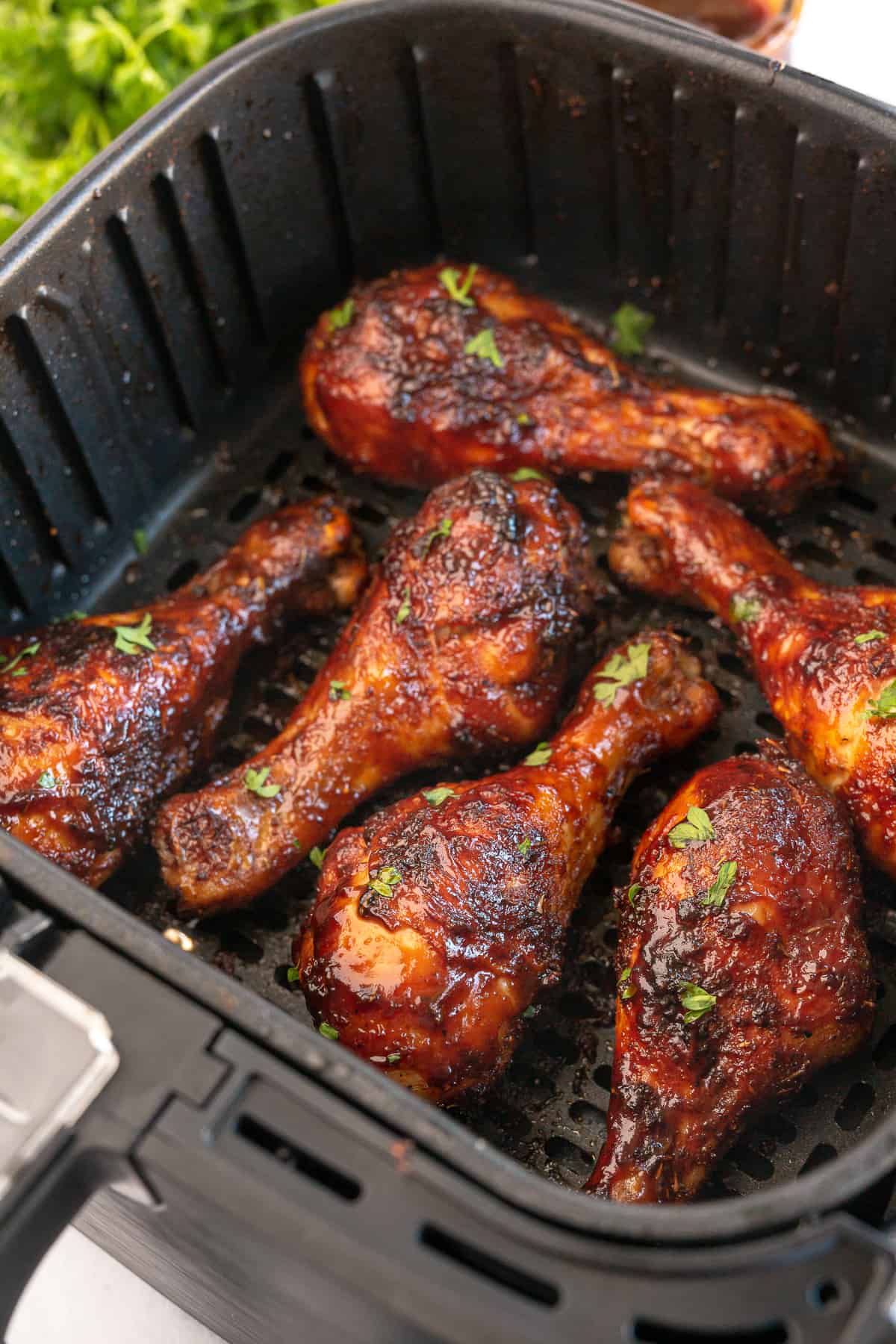 Air Fryer BBQ Chicken Drumsticks