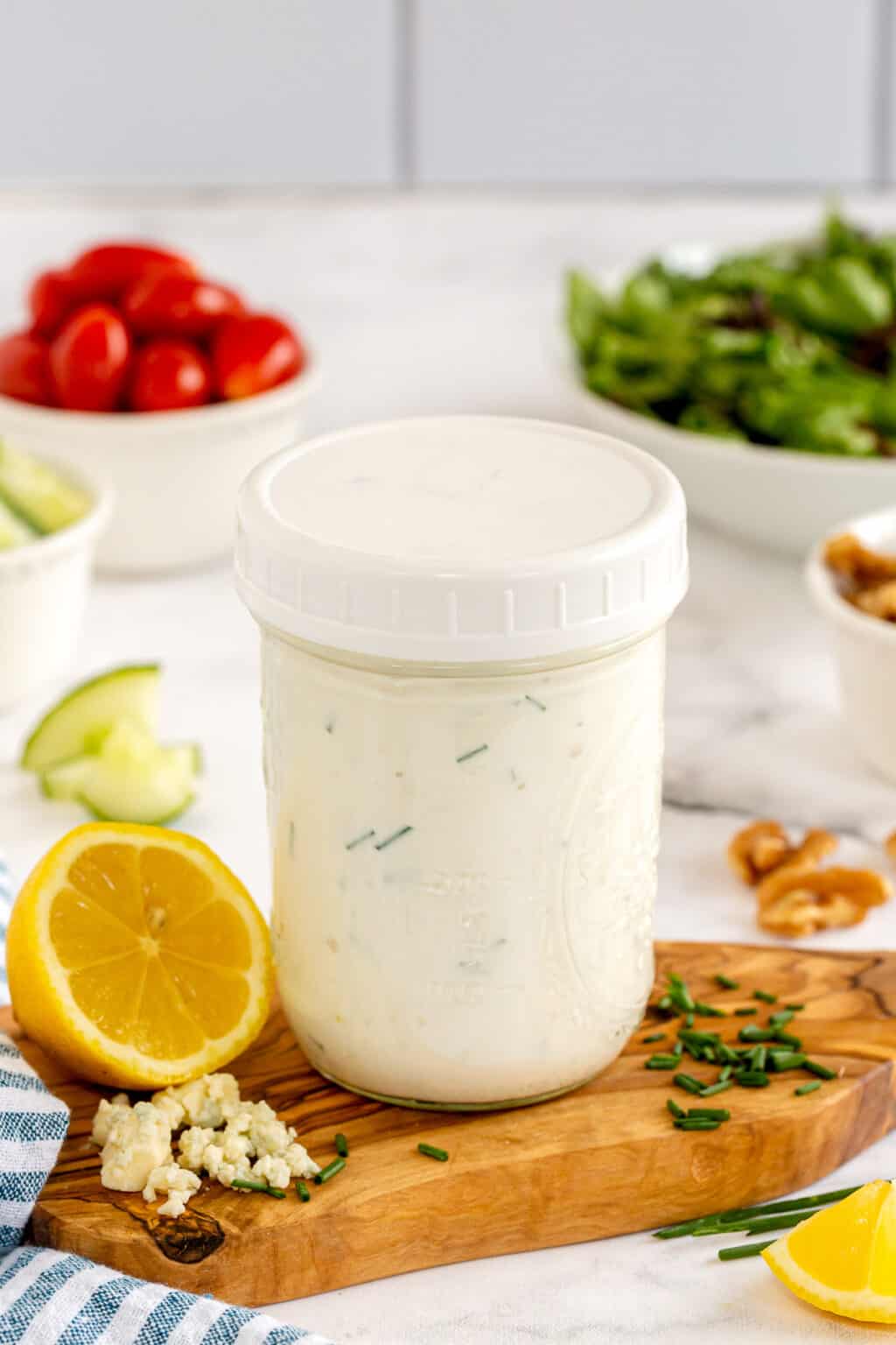 Light Blue Cheese Dressing Valerie's Kitchen