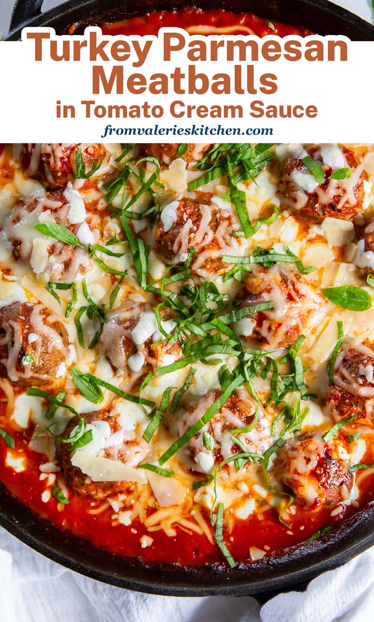 Turkey Parmesan Meatballs Valerie's Kitchen