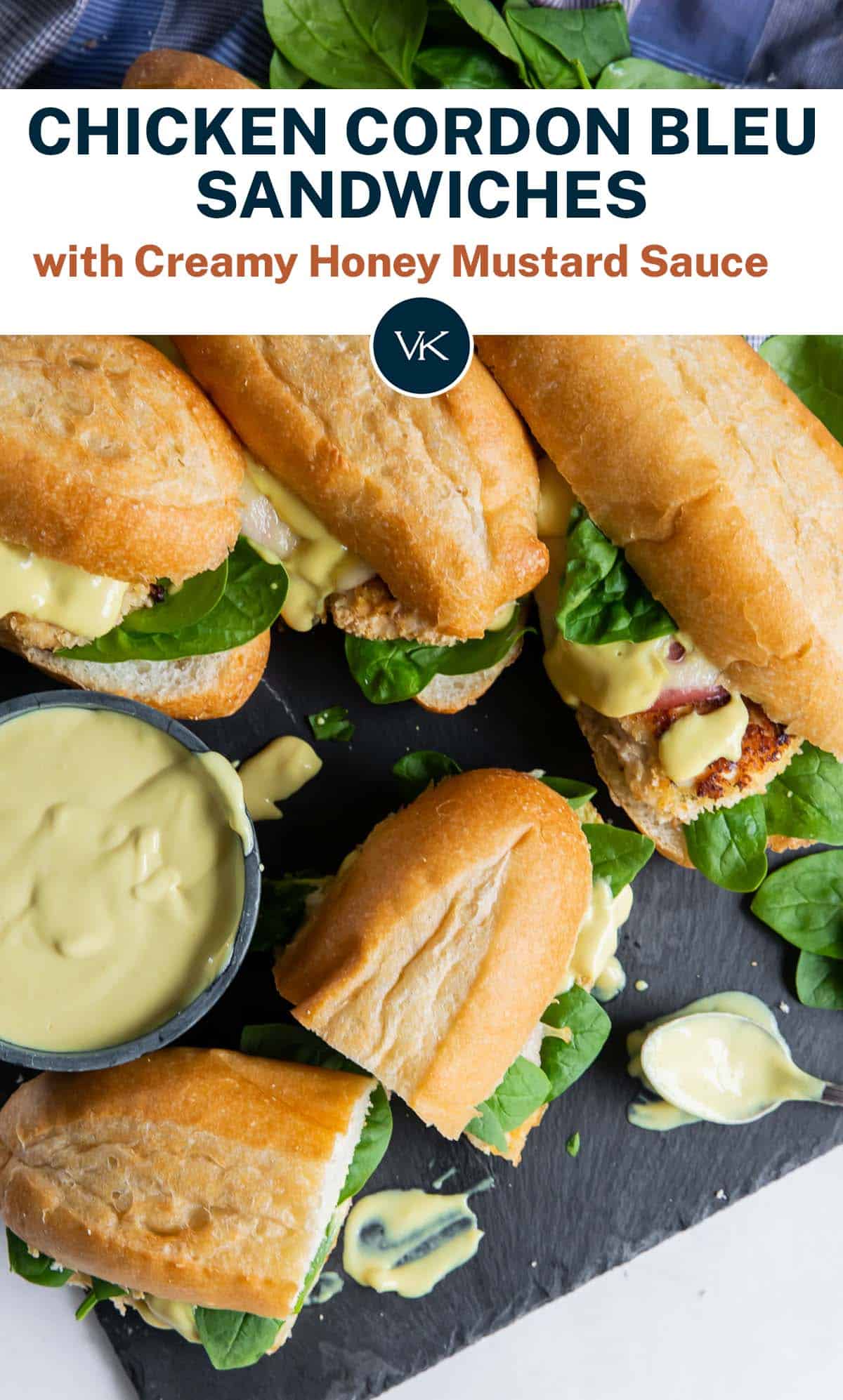Chicken Cordon Bleu Sandwiches Valerie's Kitchen