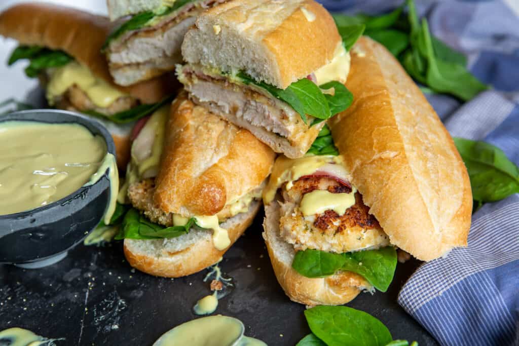 Chicken Cordon Bleu Sandwiches Valerie's Kitchen