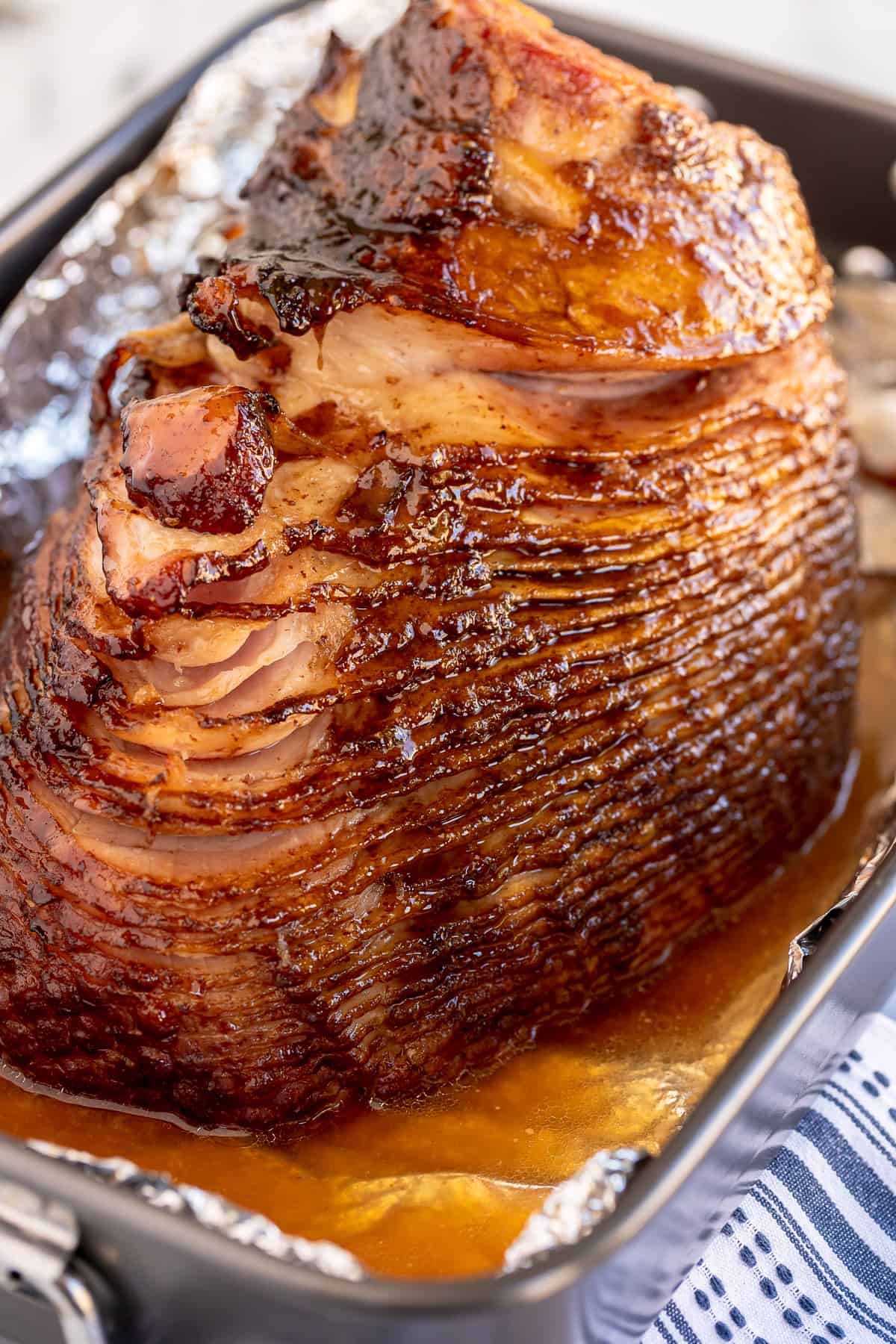 How to make glazed ham the day before