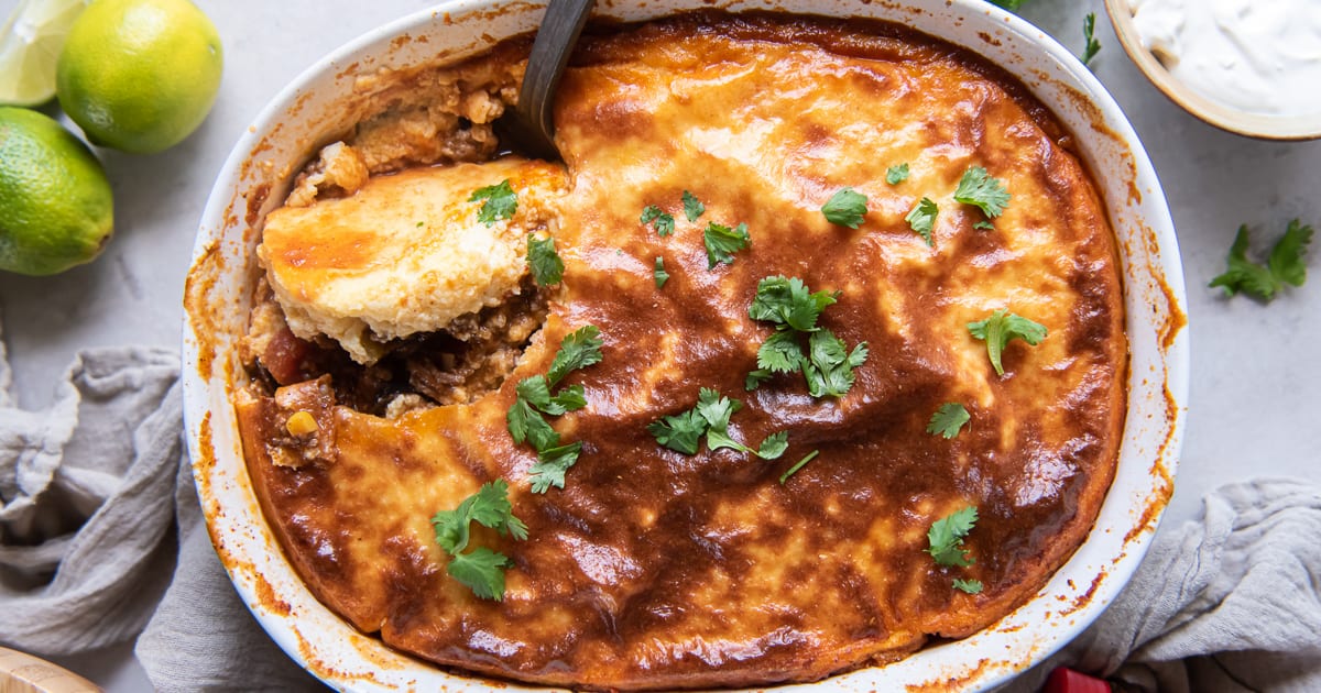 Tamale Pie (with Classic Cornmeal Crust)