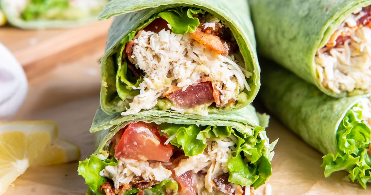 California Club Wraps (Chicken or Turkey)