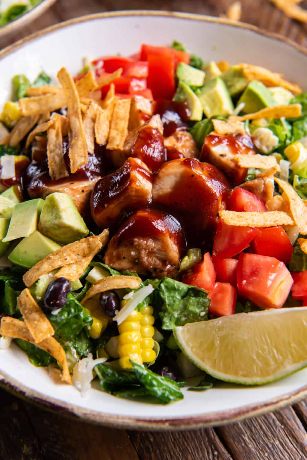 BBQ Chicken Salad (CPK Copycat) Valerie's Kitchen