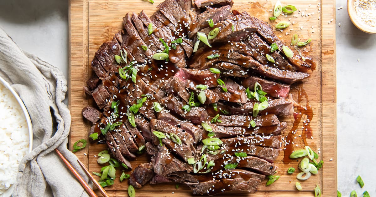Grilled Teriyaki Steak | Valerie&amp;#39;s Kitchen