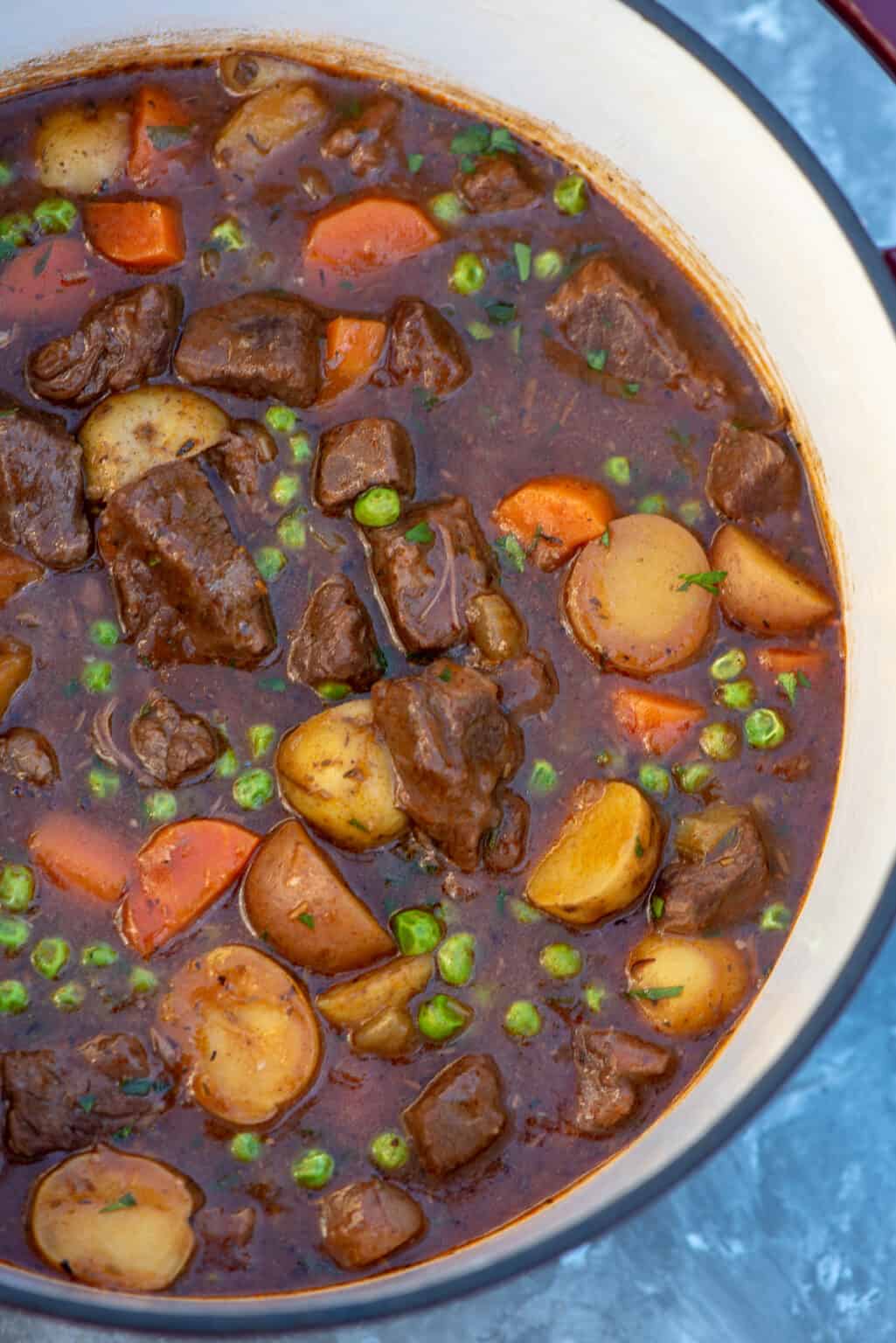 Classic Stovetop Beef Stew | Valerie's Kitchen