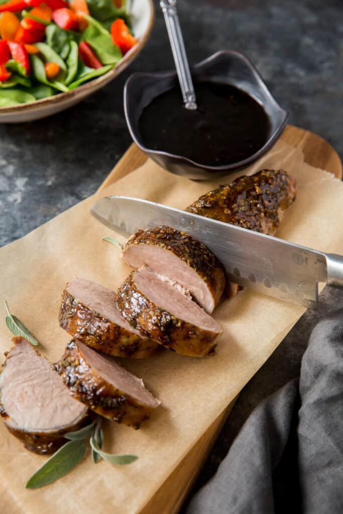Balsamic Glazed Pork Tenderloin Valerie's Kitchen
