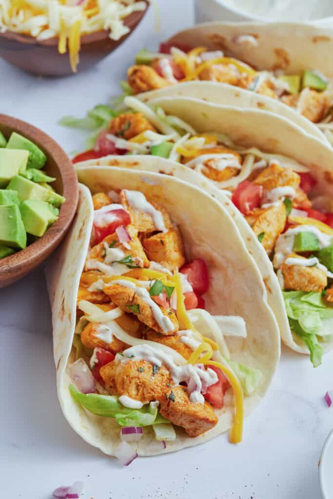 Ranch Chicken Tacos