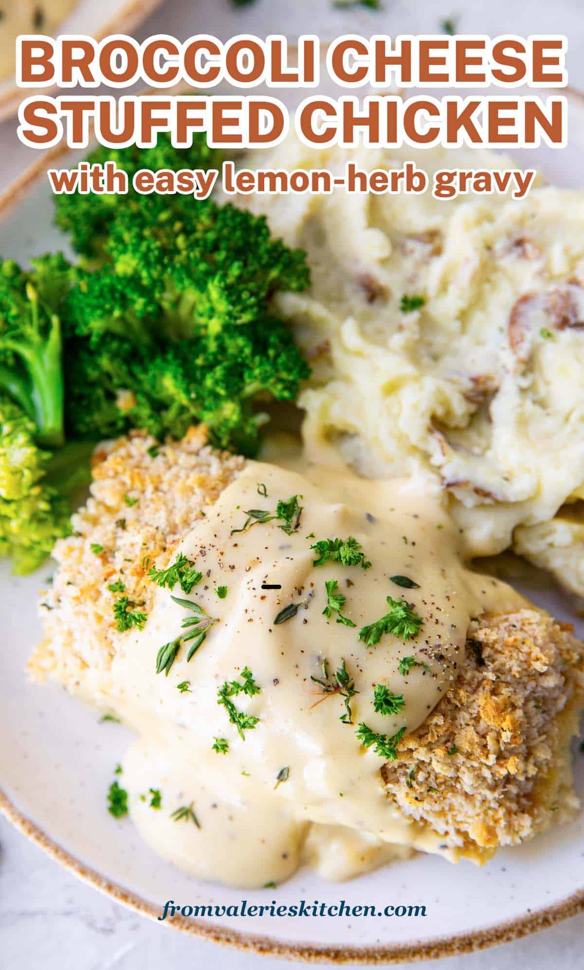 Broccoli Cheese Stuffed Chicken Breast Valerie's Kitchen