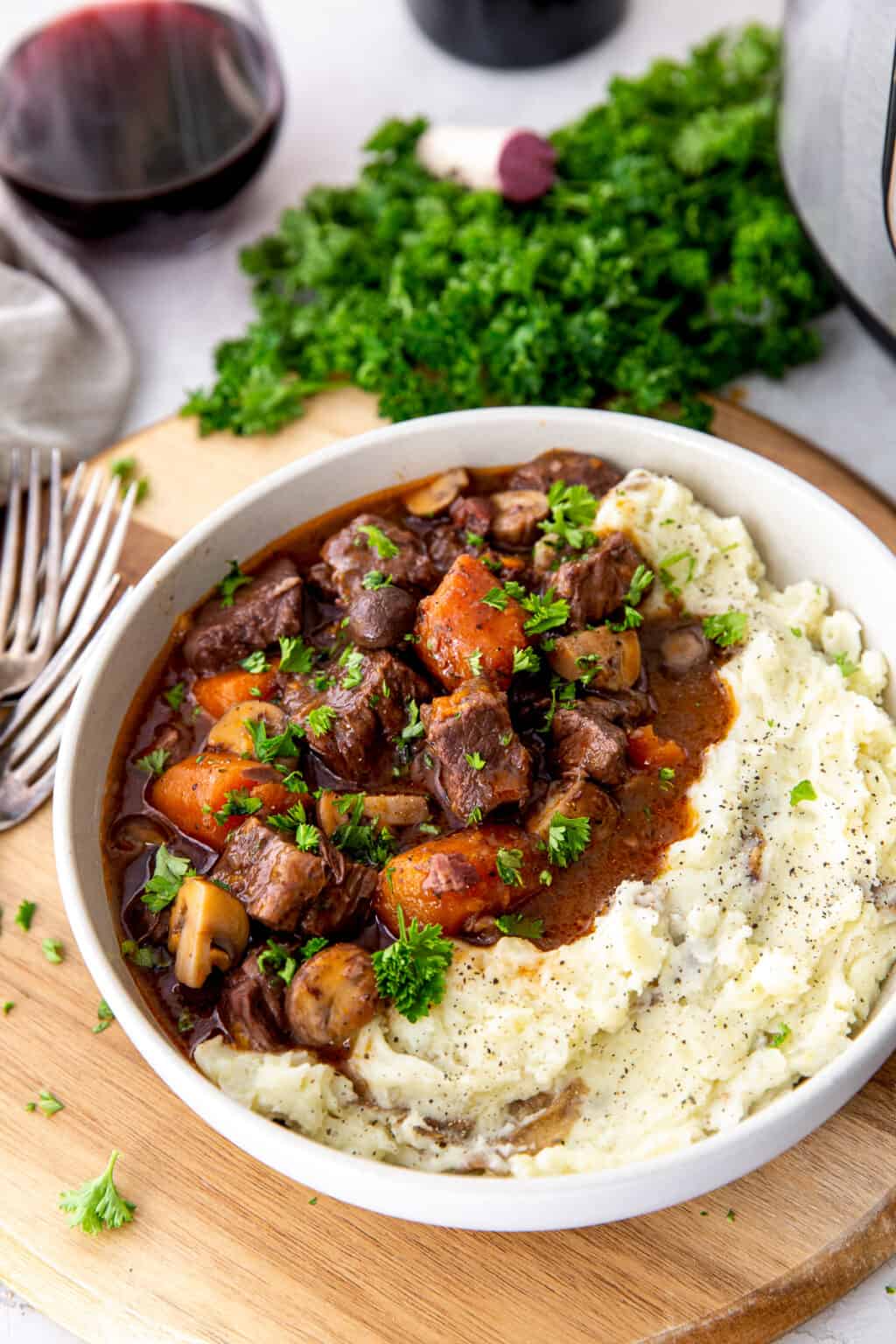 Instant Pot Beef Burgundy Valerie's Kitchen