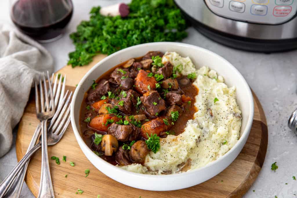 Instant Pot Beef Burgundy Valerie's Kitchen
