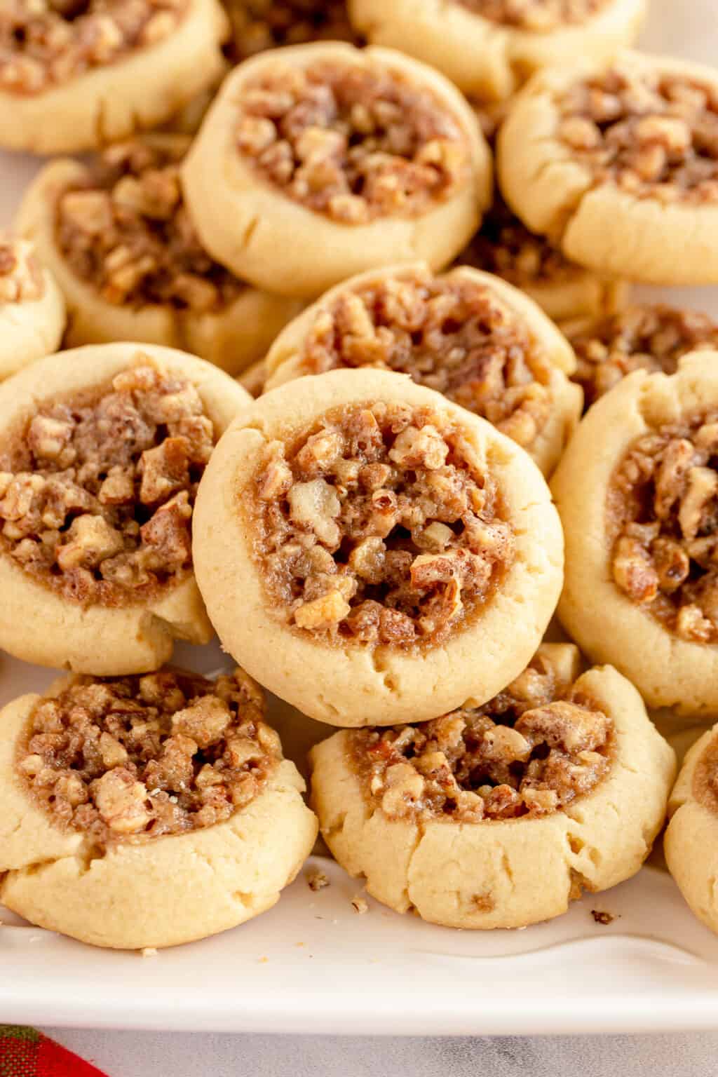 Pecan Pie Thumbprint Cookies | Valerie's Kitchen