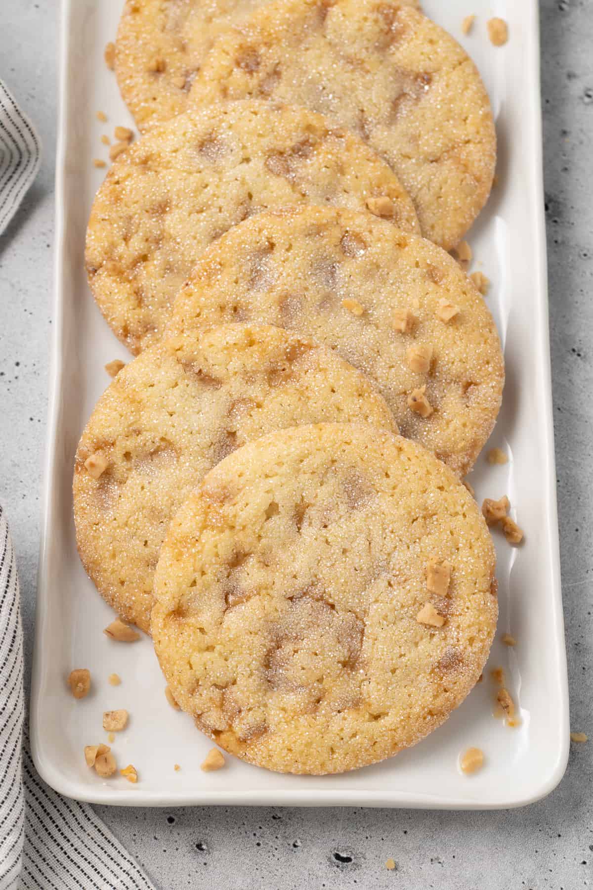Butter Toffee Cookies | Valerie&amp;#39;s Kitchen - KIF
