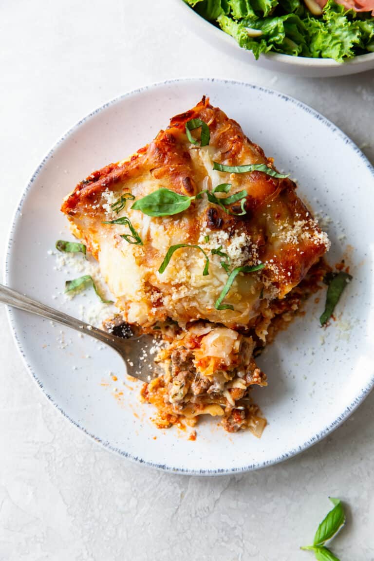Lasagna For Two (Loaf Pan Lasagna) | Valerie's Kitchen